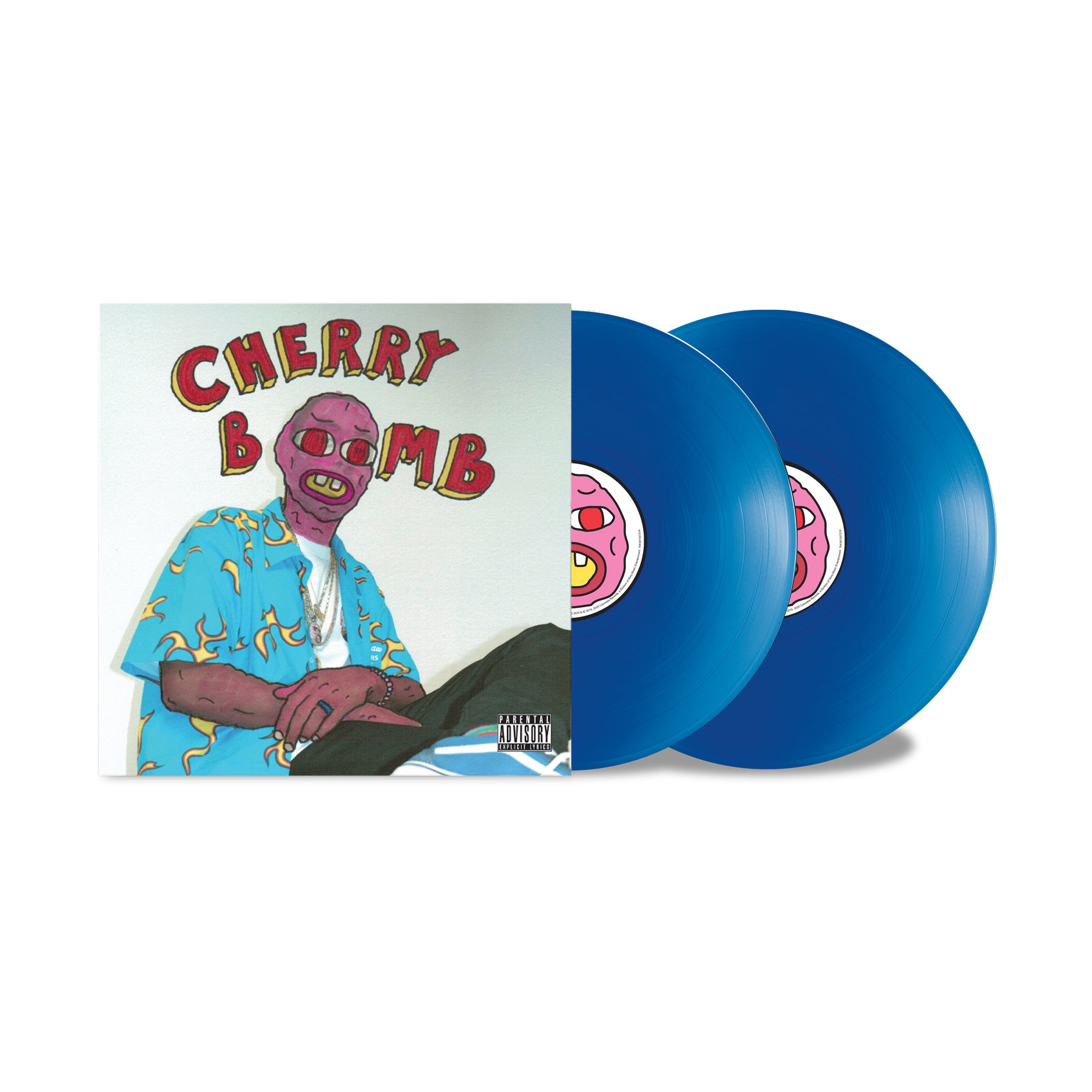 CHERRY BOMB CARTOON MASK VINYL - BLUE